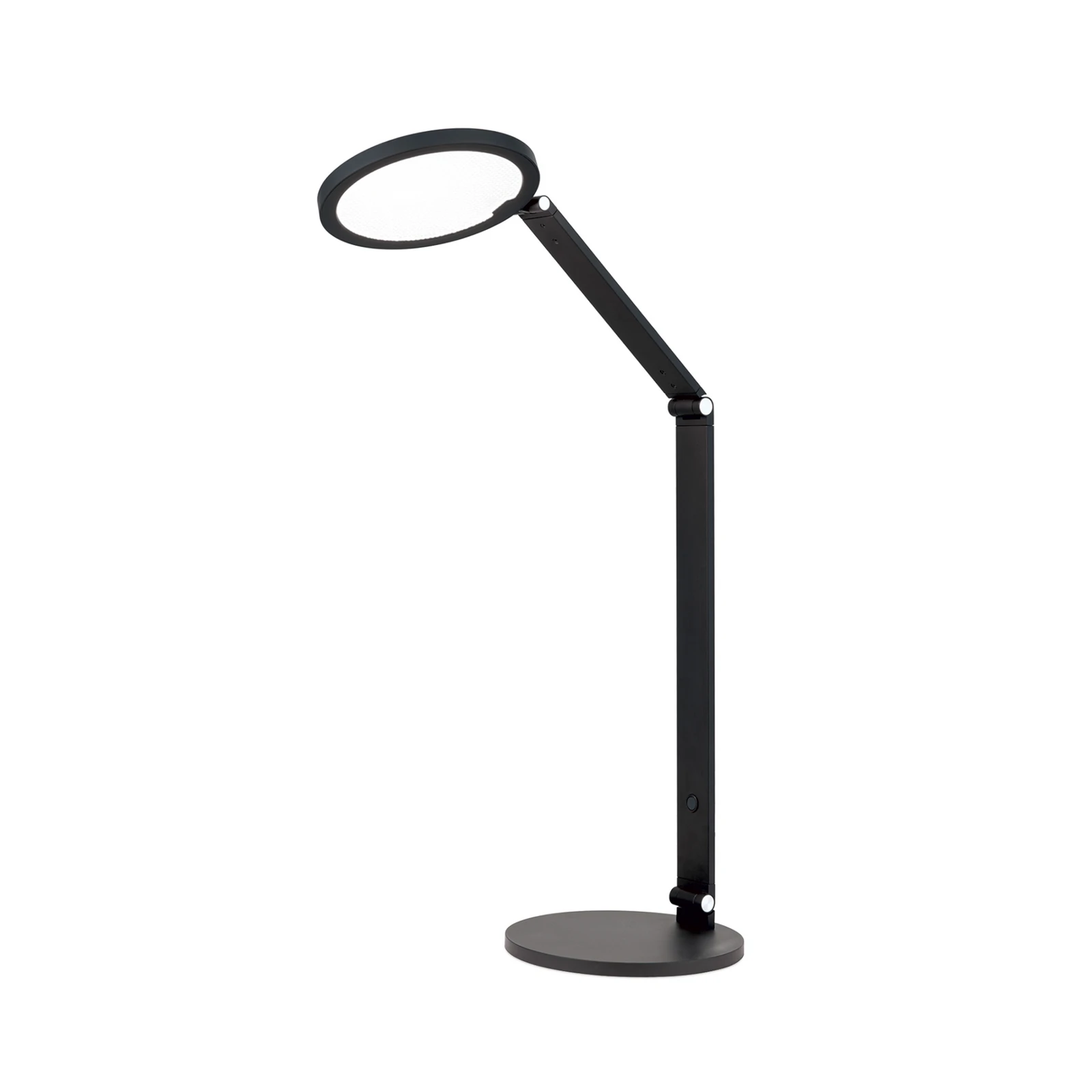 LED настолна лампа Fati, черна, височина 60 cm, алуминий, димер