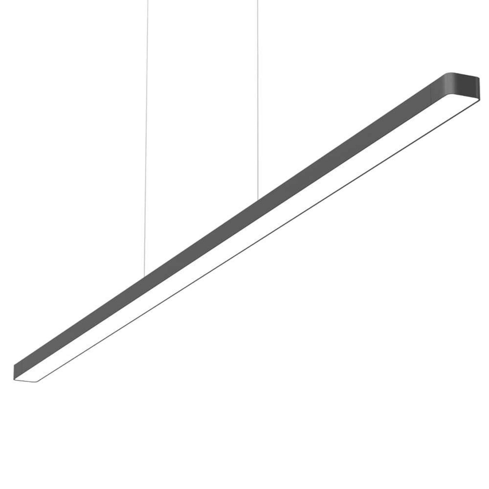 Super Line Down Direct LED-Pendelleuchte, schwarz FLOS - Wohnzimmer - Metall
