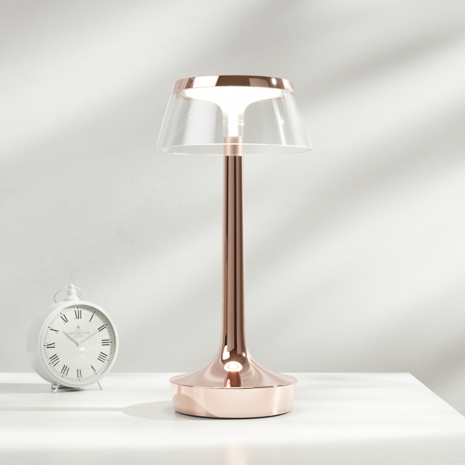 Kopparfärgad LED bordslampa Bon Jour unplugged | Lamp24.se Laddningsbar LED bordslampa Bon Jour unplugged | Lamp24.se
