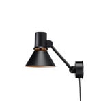 Candeeiro de parede Anglepoise Tipo 80 W2, ficha, preto