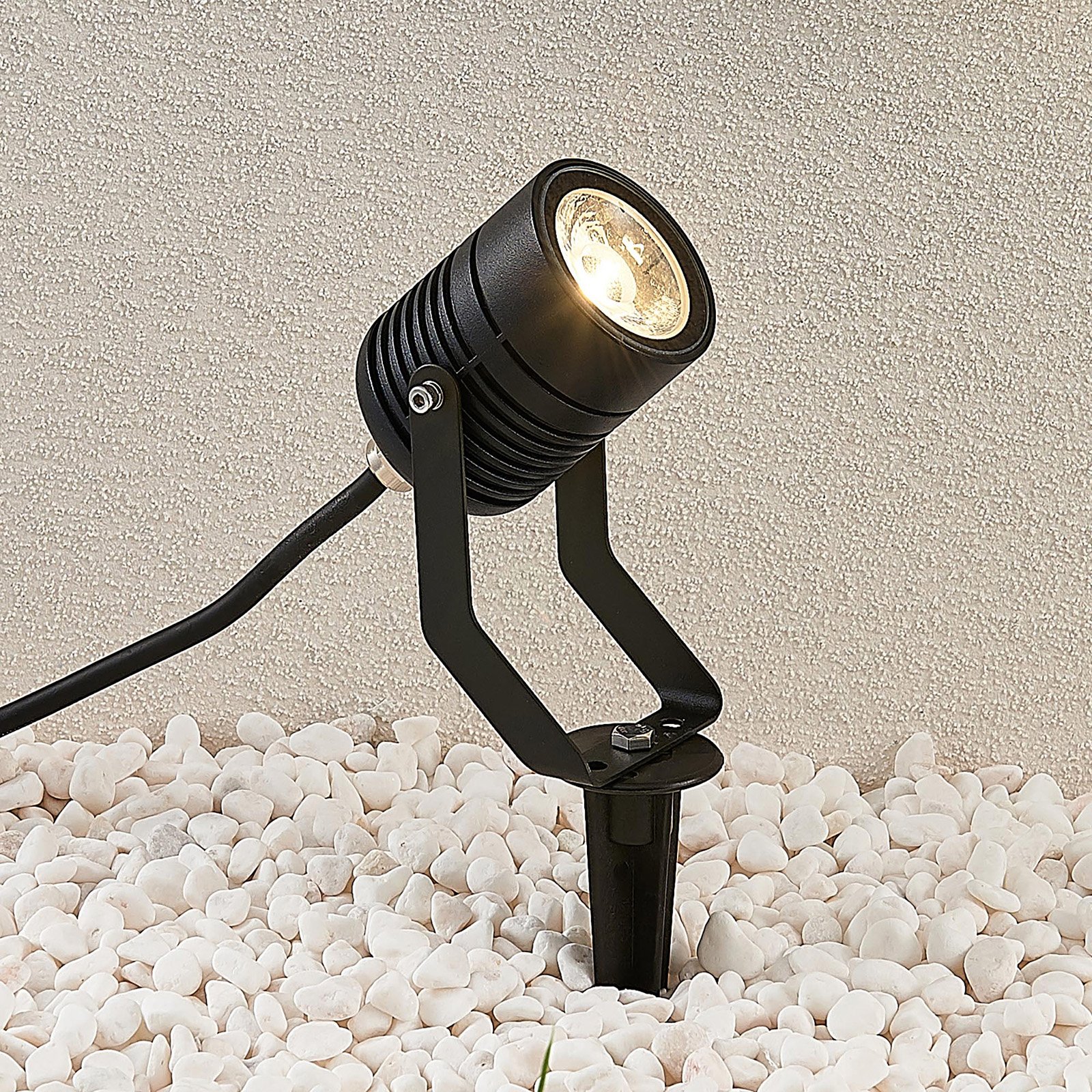 Maris LED Spot d'Extérieur w/Spike IP65 Black - Lindby