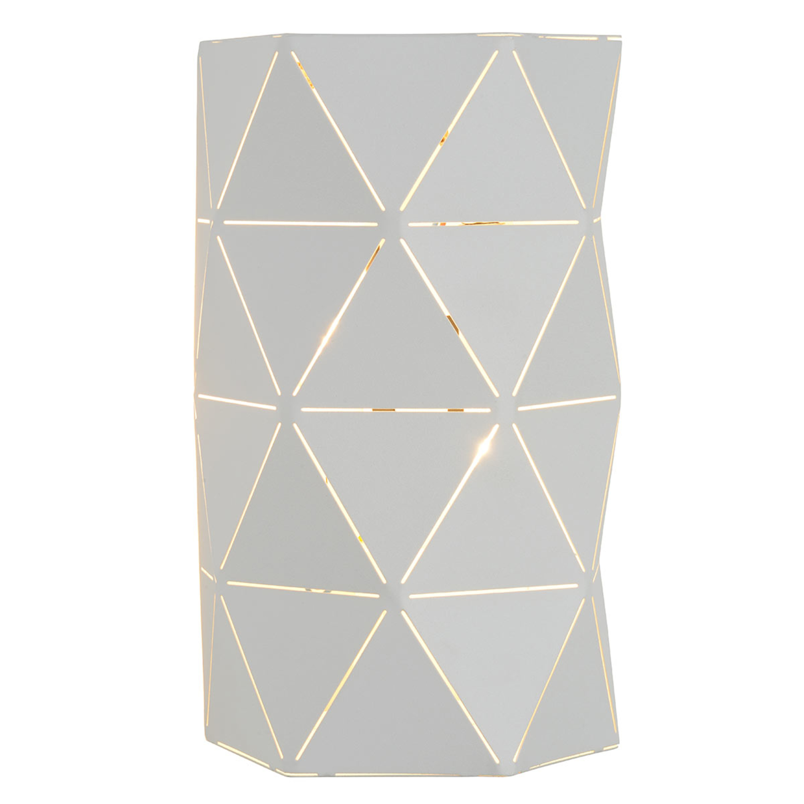 Otona - grafisch vormgegeven wandlamp in Wit