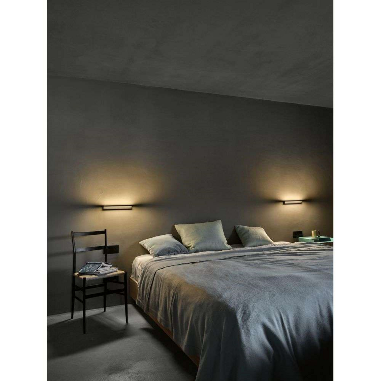 Crib LED Aplique de Pared M IP44 Black - Serien Lighting