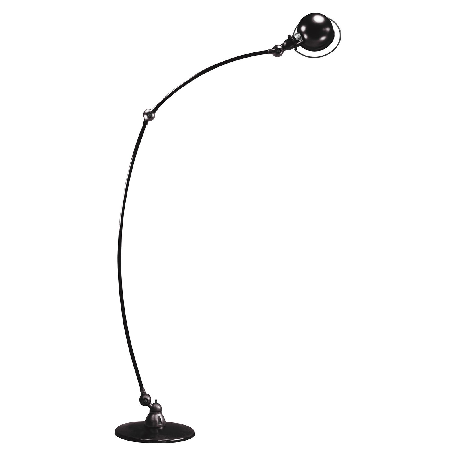 Jieldé Loft C1260 boogvloerlamp, zwart