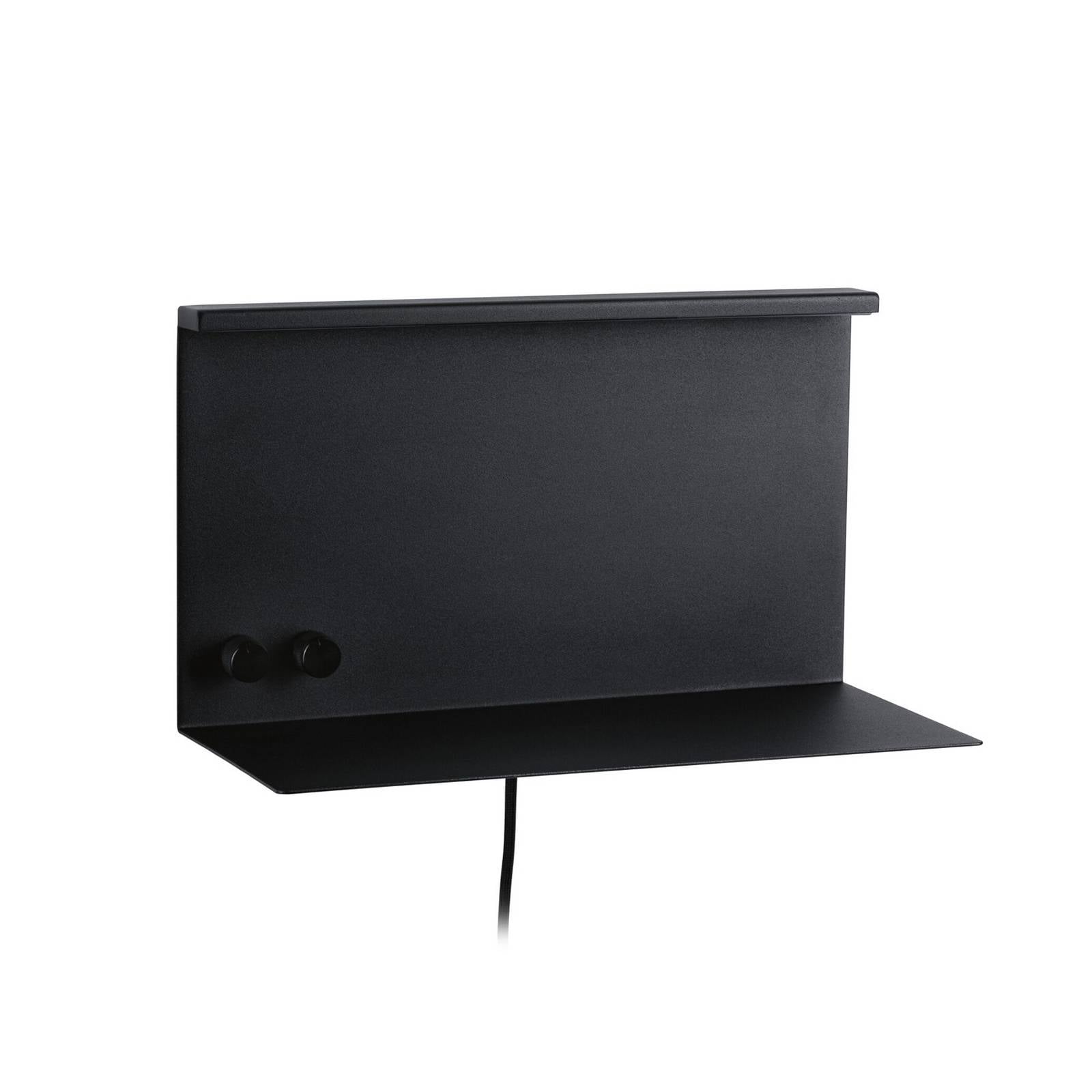 96773 led Wandleuchte Jarina 3000K 540lm   200lm 230V 45   1x16W dimmbar Schwarz matt - Paulmann