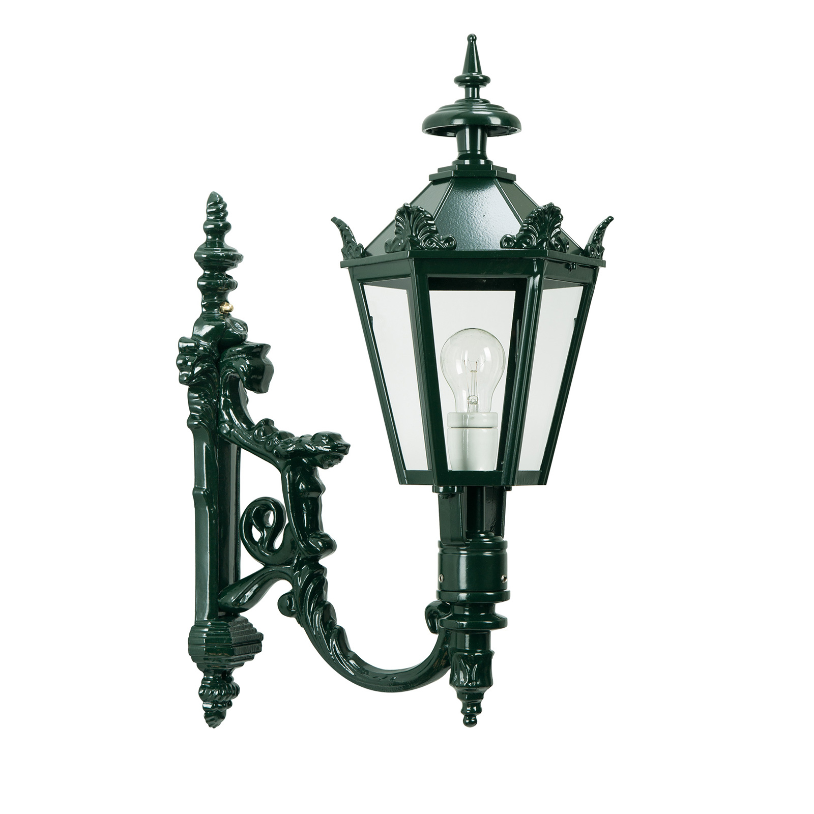 Charles outdoor wall light, green