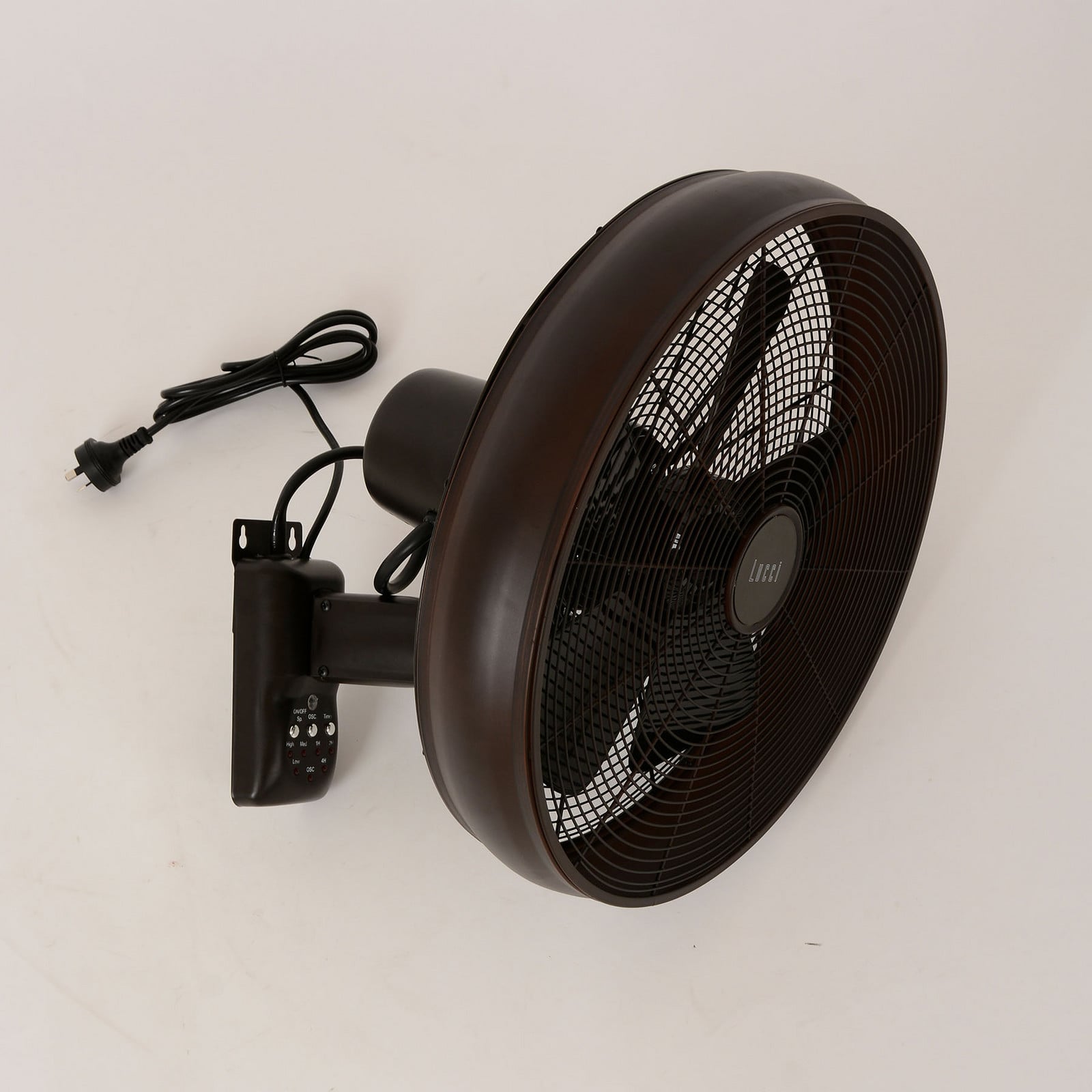 Ventilateur mural Breeze, noir, Ø 41 cm, silencieux Beacon Lighting - Salon / séjour - Plastique