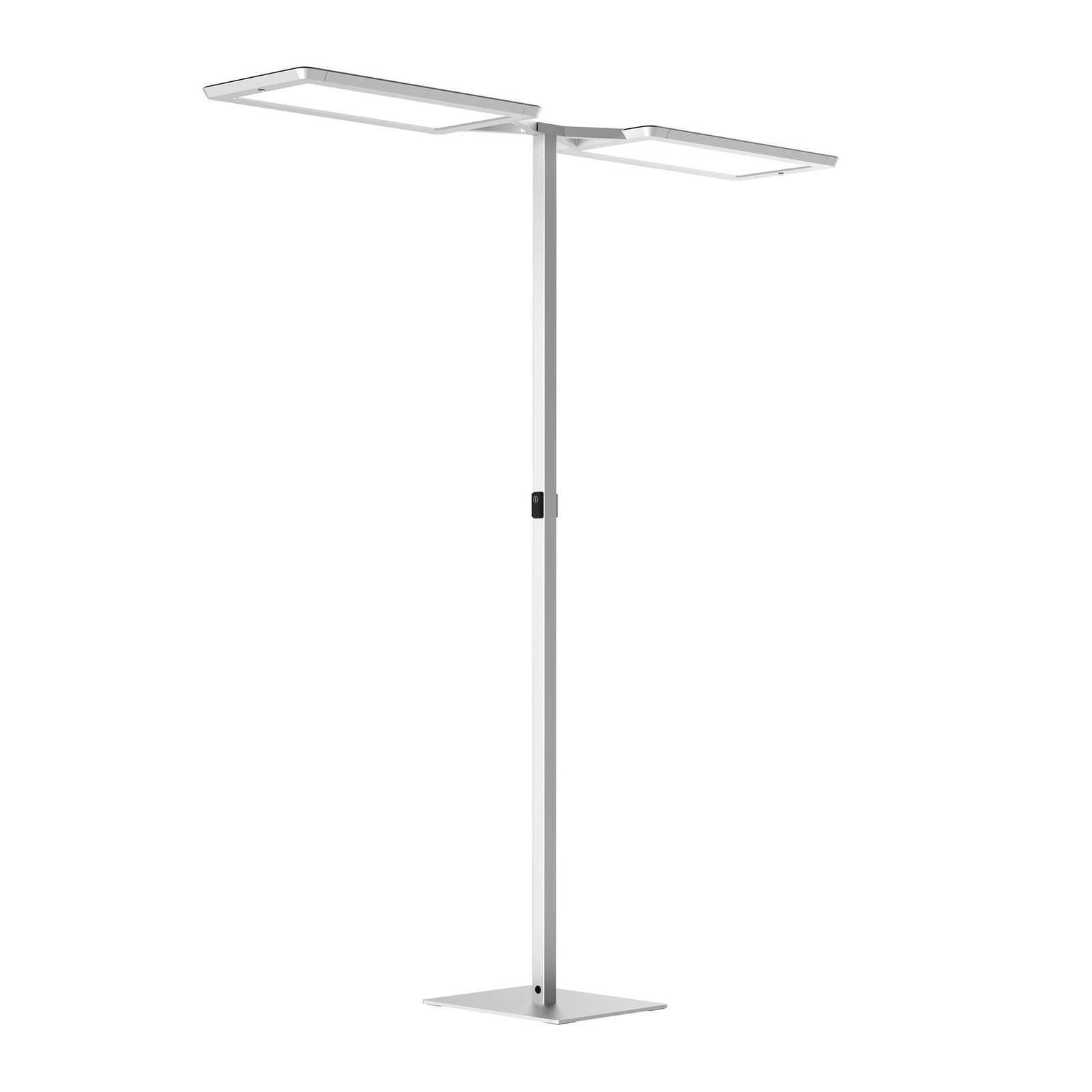 Yara.double LED floor lamp 4,000K, Bluetooth, PIR 30,000lm