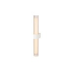 Applique murale double LED Lygant, blanche, IP44, aluminium, verre - SLV