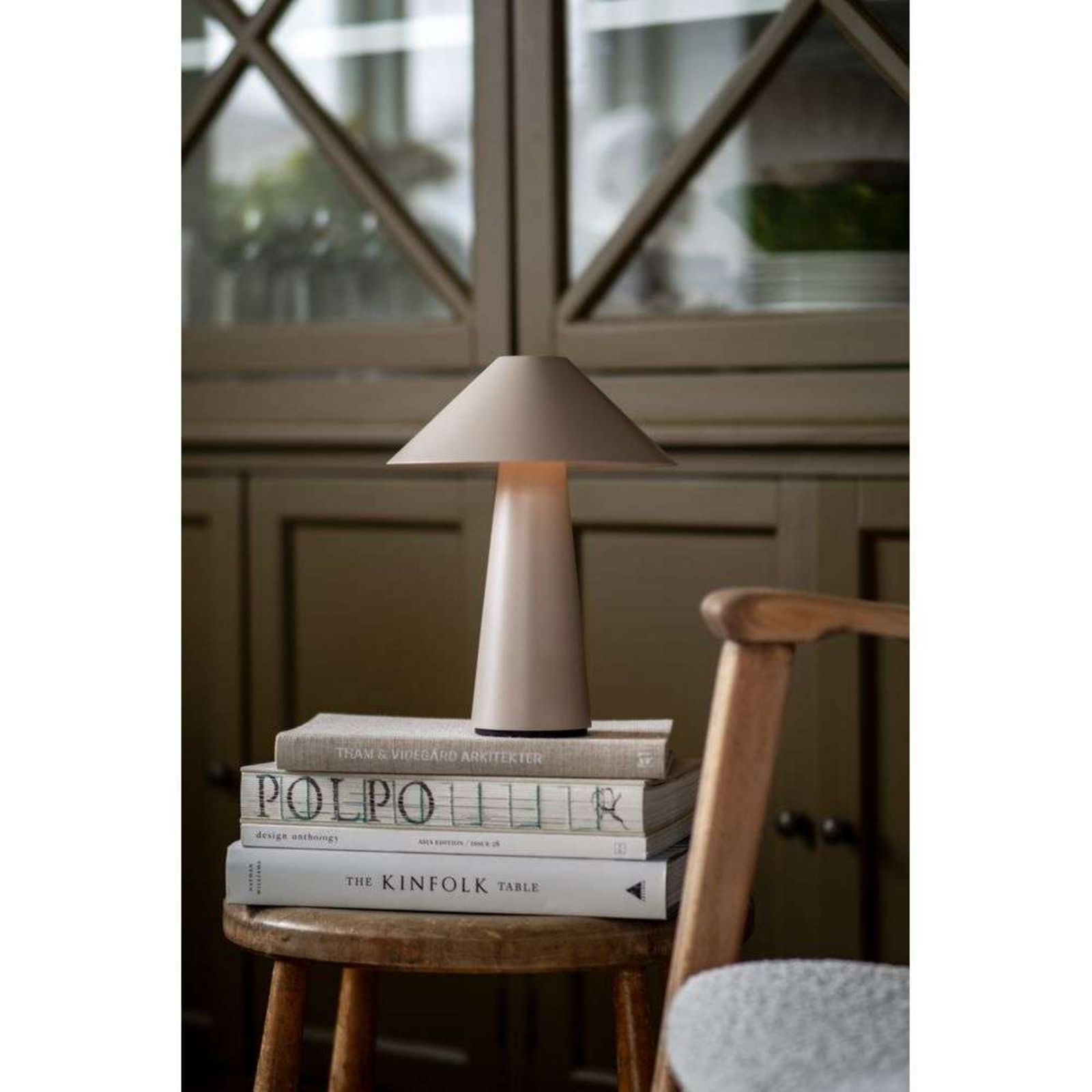 Globen Lighting Akku-Tischlampe Cannes, beige, 26 cm IP44 Globen Lighting Akku-Tischlampe Cannes, beige, 26 cm IP44