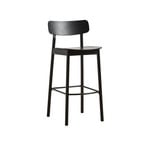 Tabouret de bar Soma, noir, hauteur 101 cm, frêne - Woud