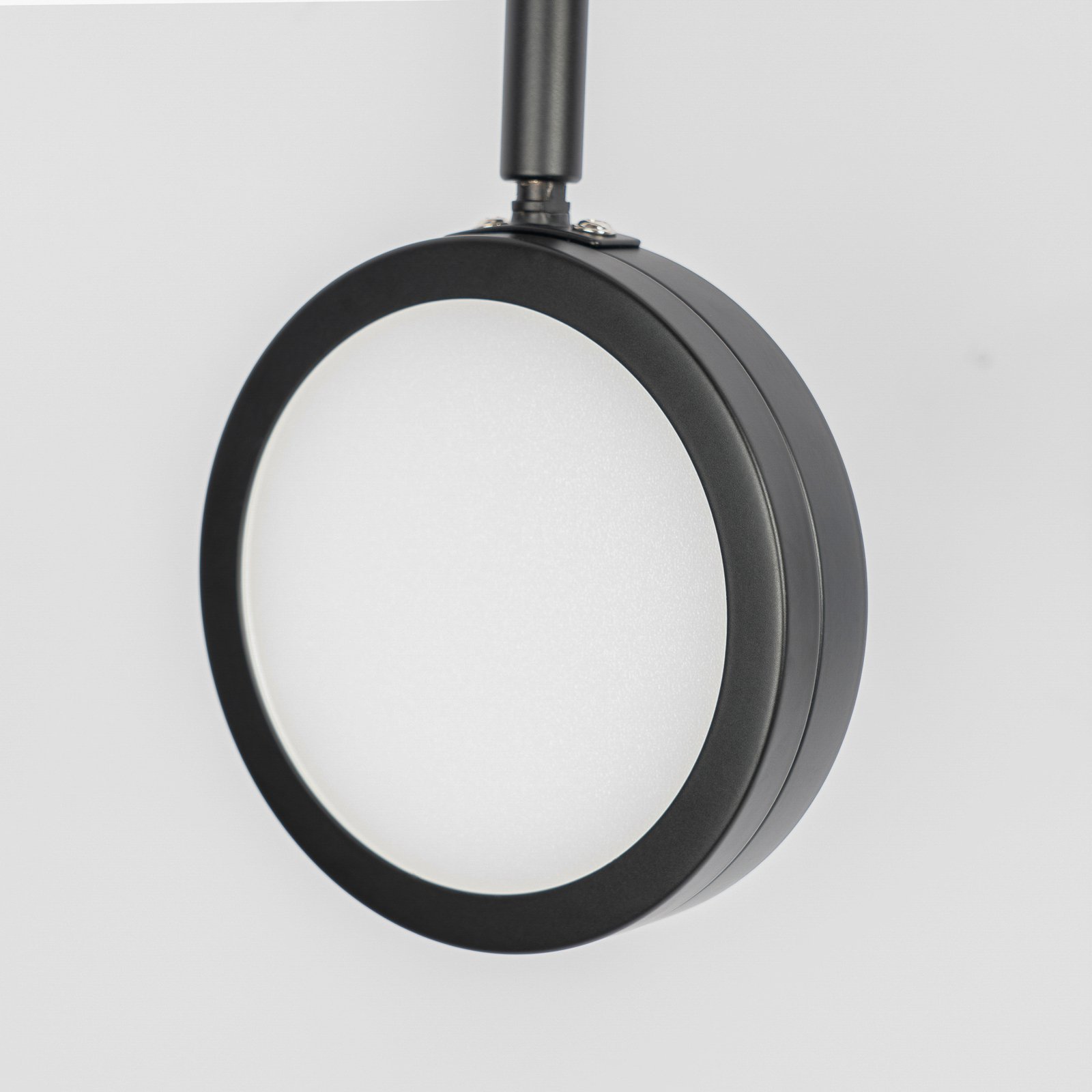 Lindby spotlight Neros, black, 4-bulb, 79.5 cm, CCT, iron