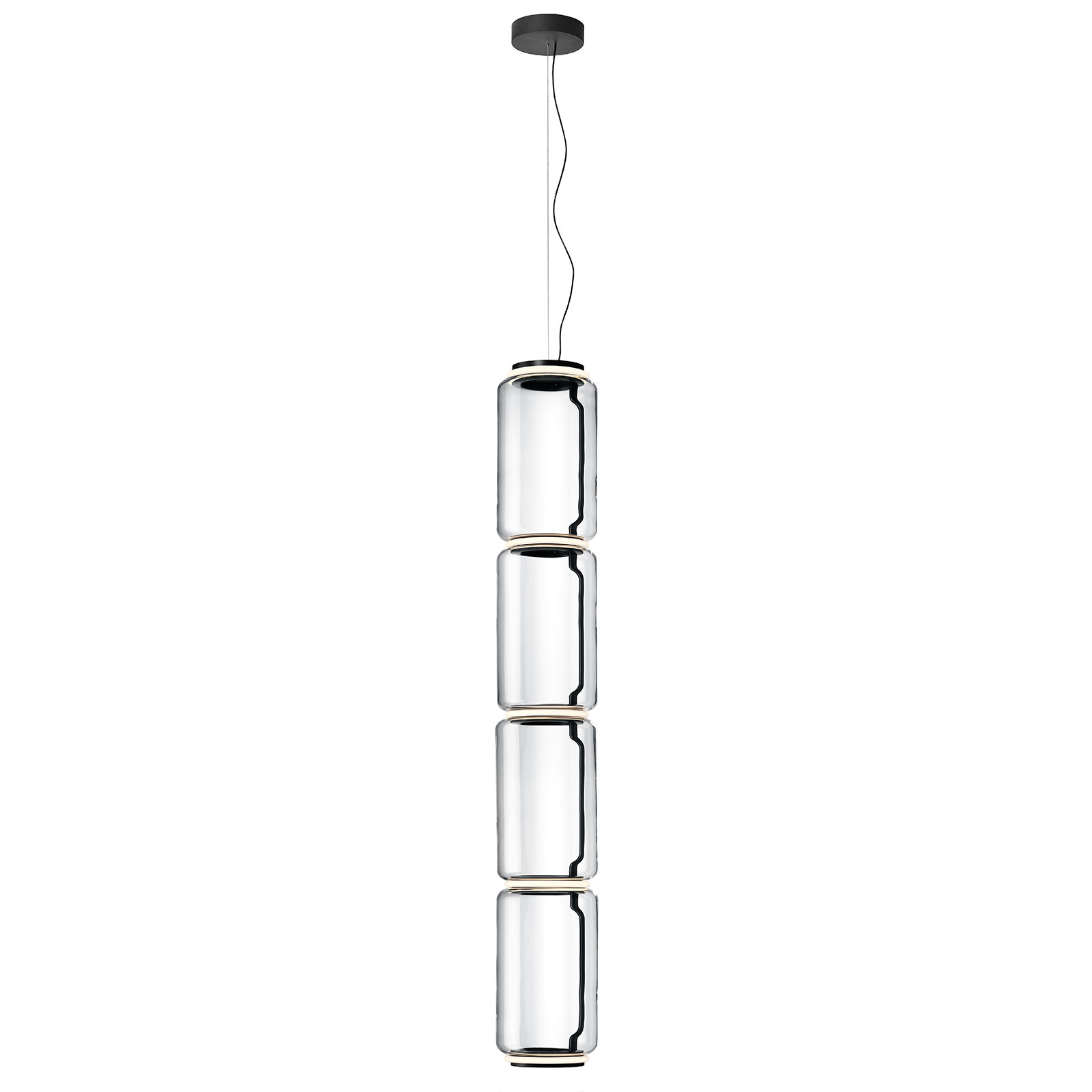 FLOS Noctambule LED-Hängelampe Low Cylinders