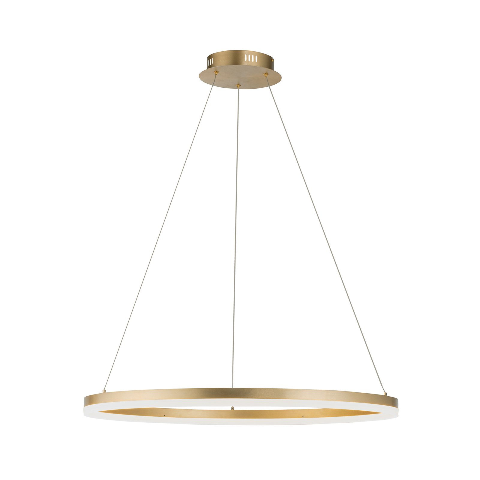 Paul Neuhaus LED-Hängelampe Titus, Ø 80 cm, Metall, dimmbar