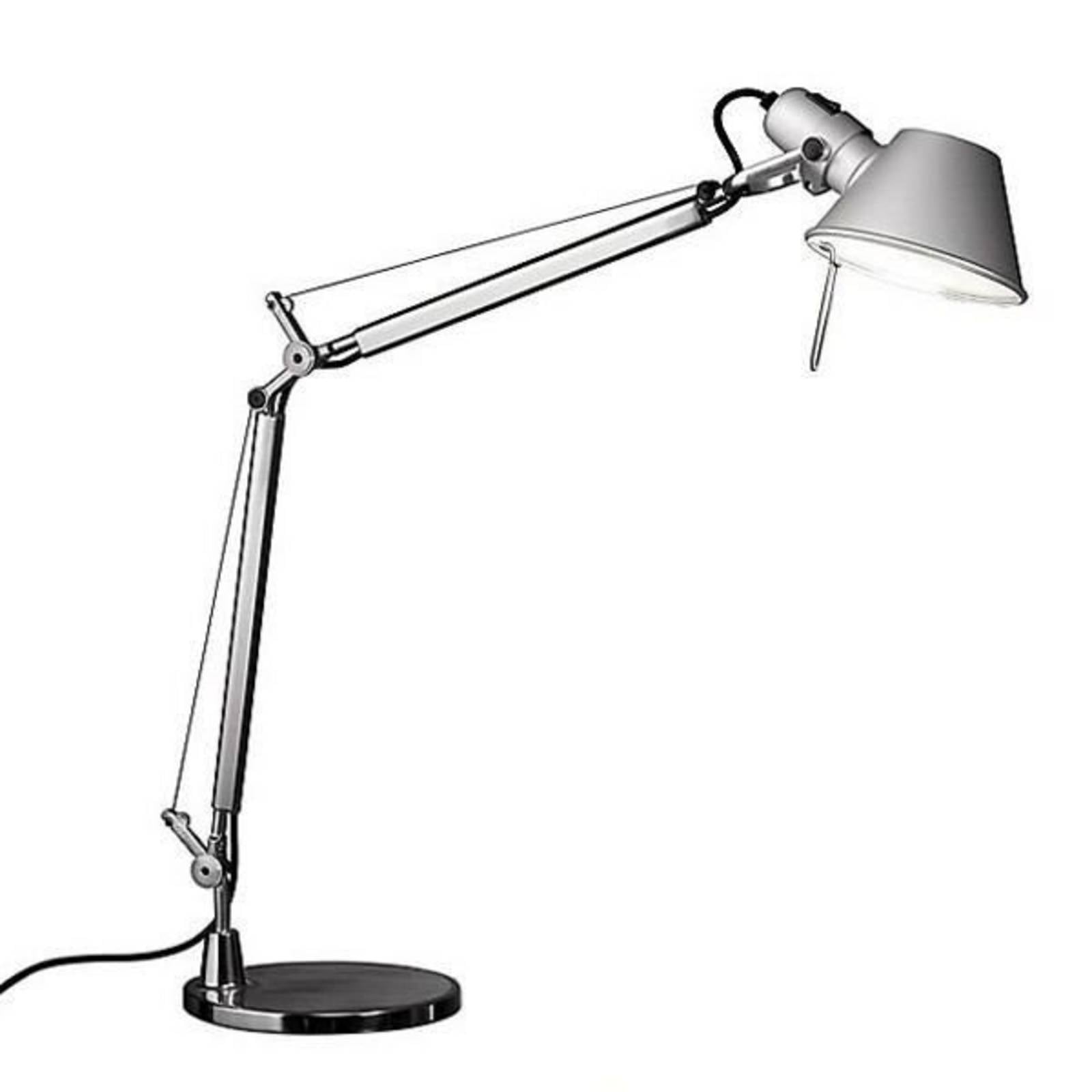 Artemide Tolomeo Mini Tischlampe alu mit Fuß 3000K