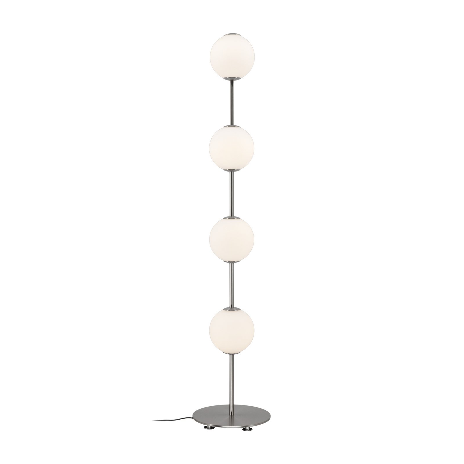 Candeeiro de pé LED Audrey, cor aço Altura 128 cm 4 lâmpadas - UMAGE