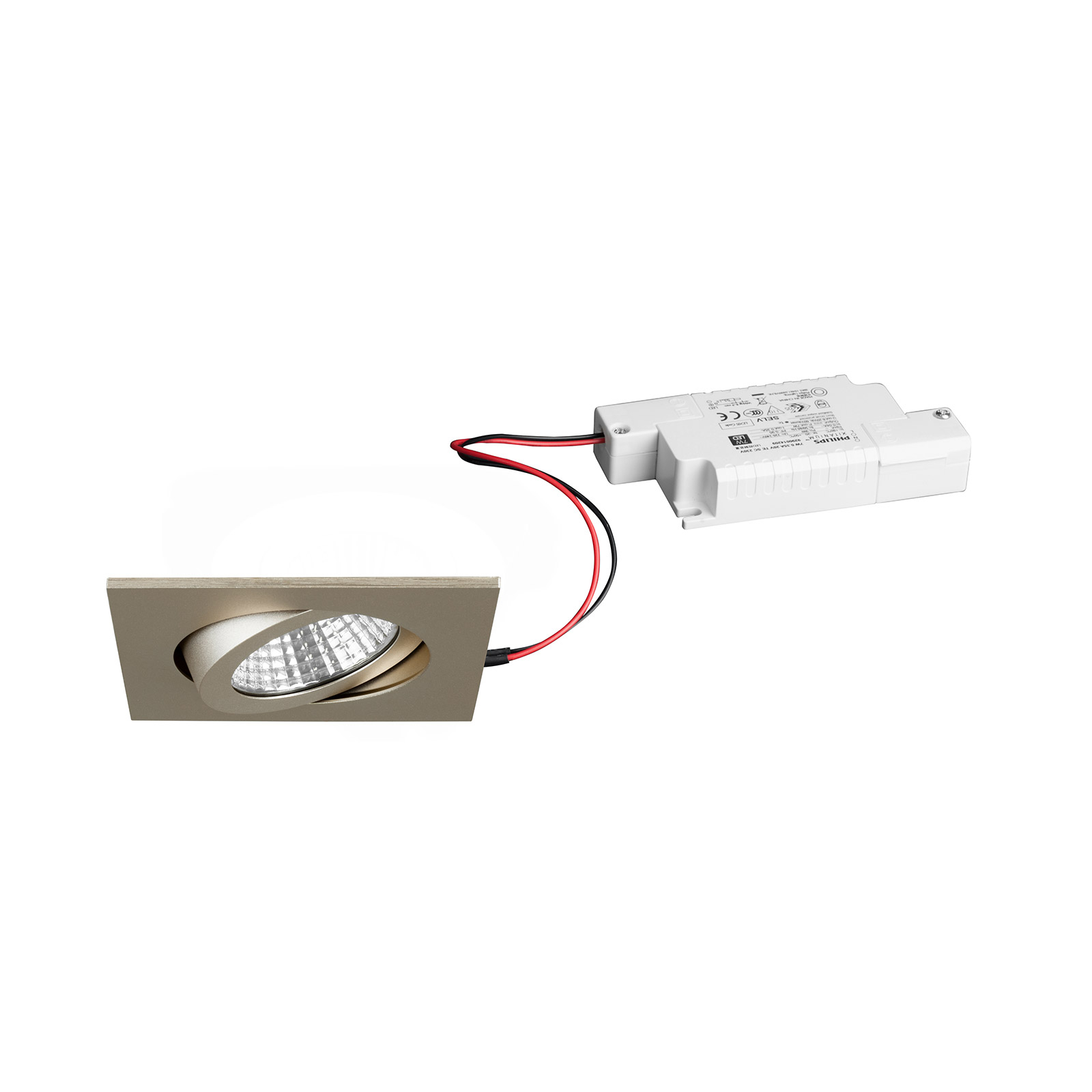BRUMBERG LED-Einbaustrahler IP65 eckig dimmbar