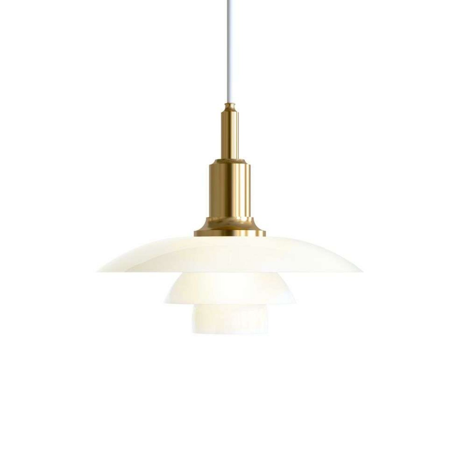 PH 3/2 Lampada a Sospensione Ottone - Louis Poulsen