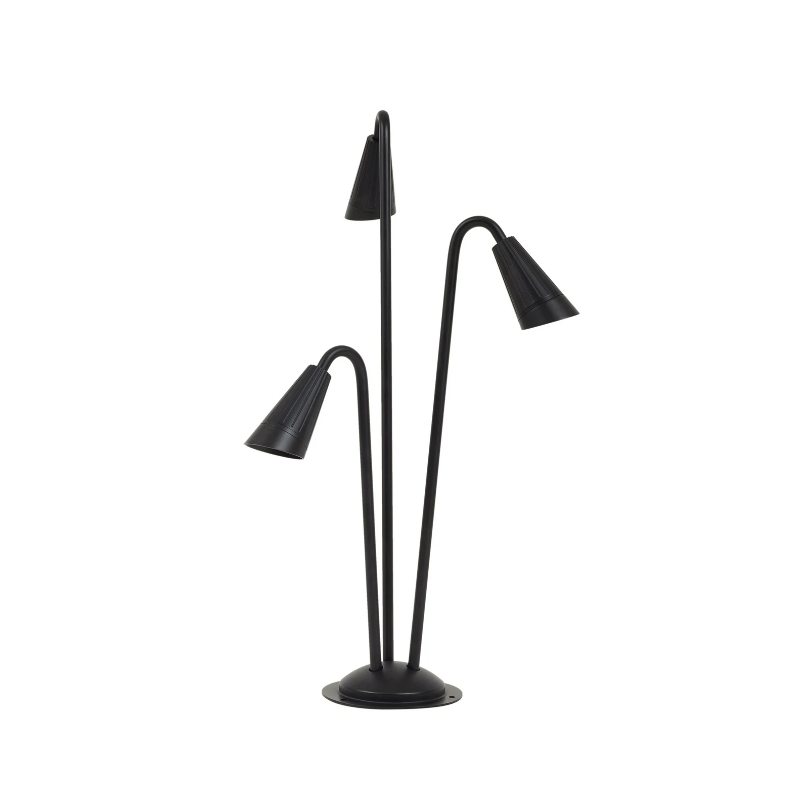 Lindby Sorvete ösvény világítás, fekete, fém, 3 izzós, 83 cm