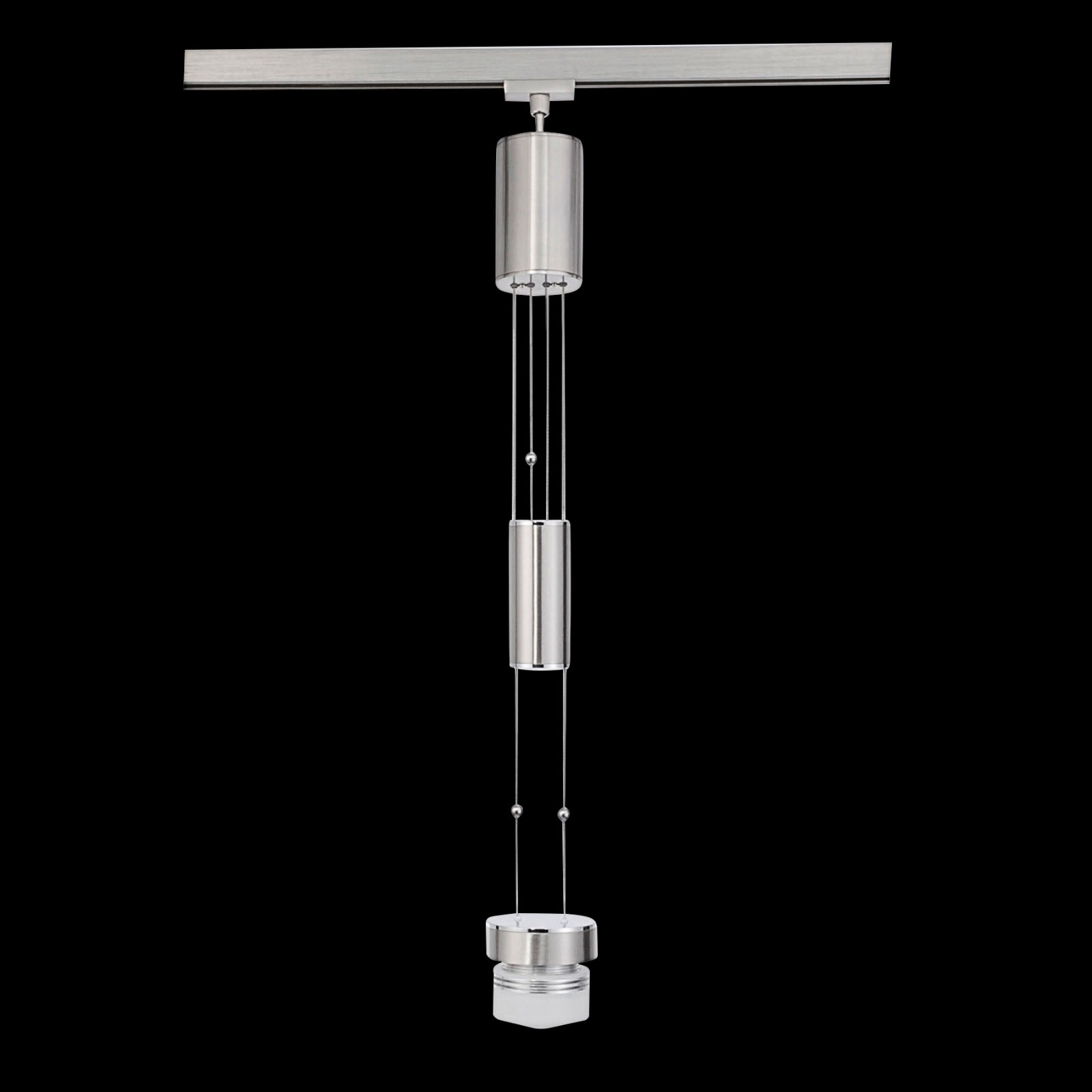 Fischer & Honsel 54891 LED pendant for HV-Track 4 track, for Living / Dining Room, metal, 8.5 W, energy efficiency: A+