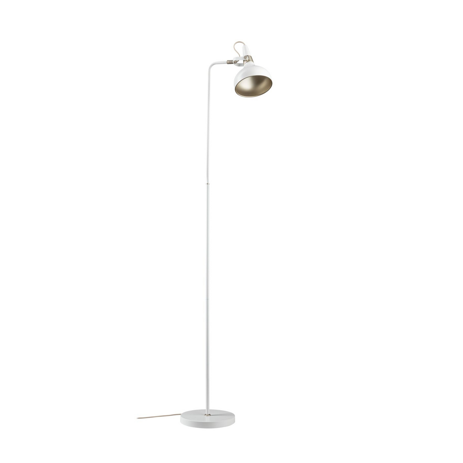 Paulmann Juna STYLE floor lamp, white, height 158 cm, metal