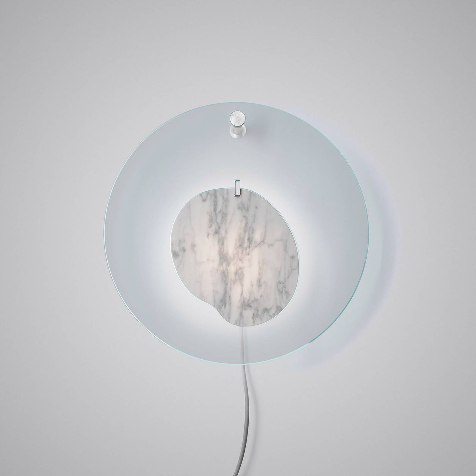 Foscarini Gioia nástenné LED svetlo Ø 40 cm zelená