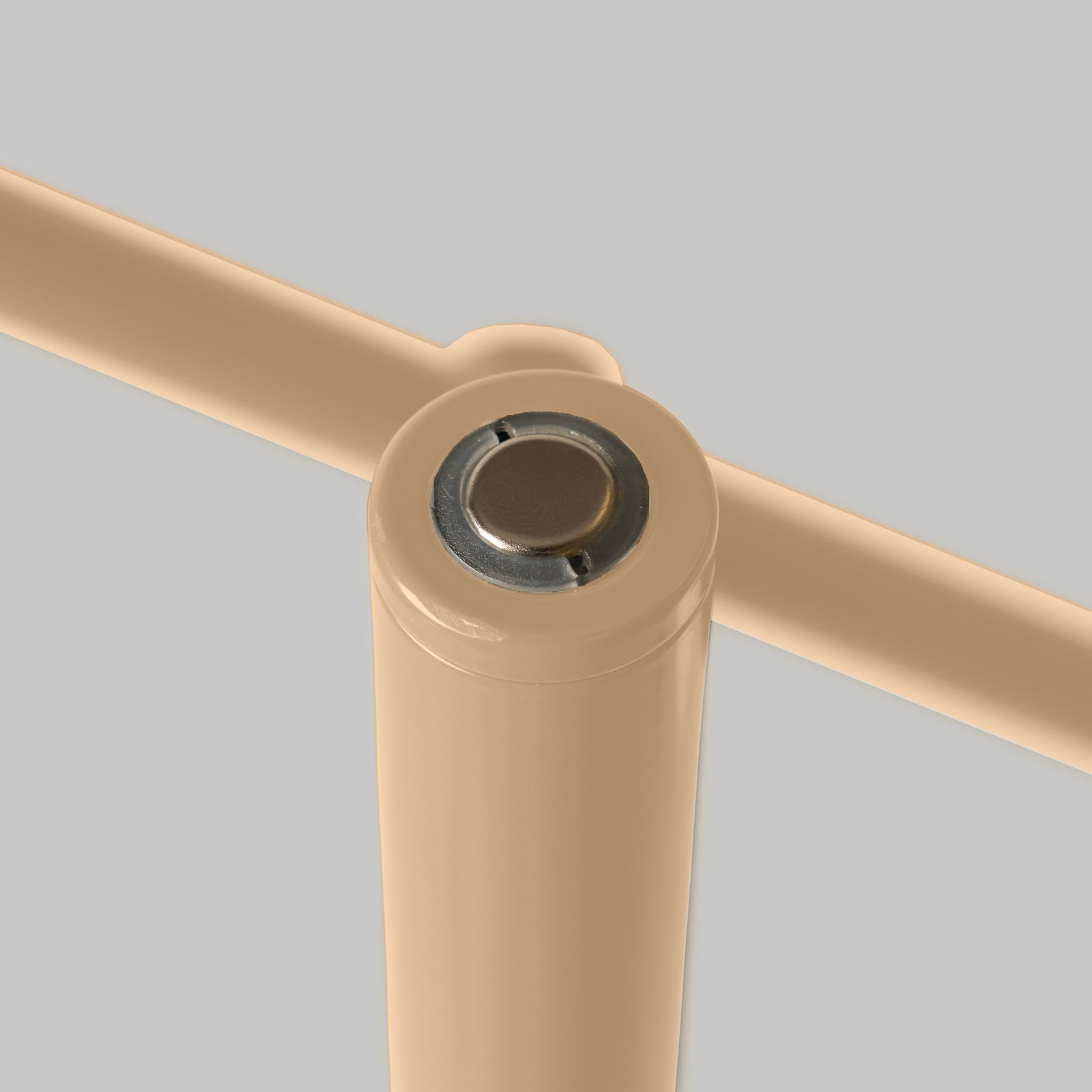 IT'S ABOUT ROMI Stehlampe Copenhagen, beige, Glas, drehbar