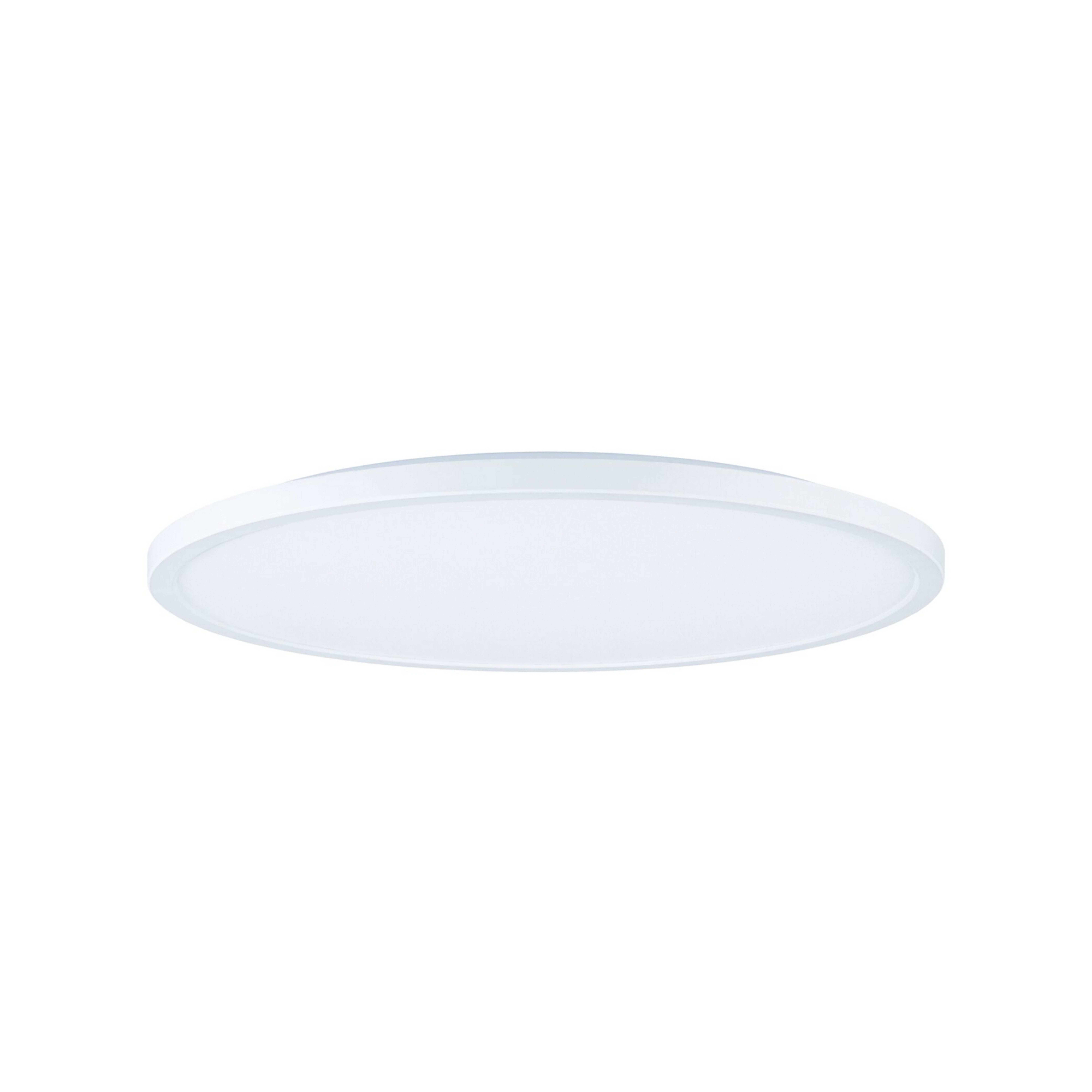 Atria Shine LED panel, Ø40cm, white, IP20, 3000K, on/off, Paulmann