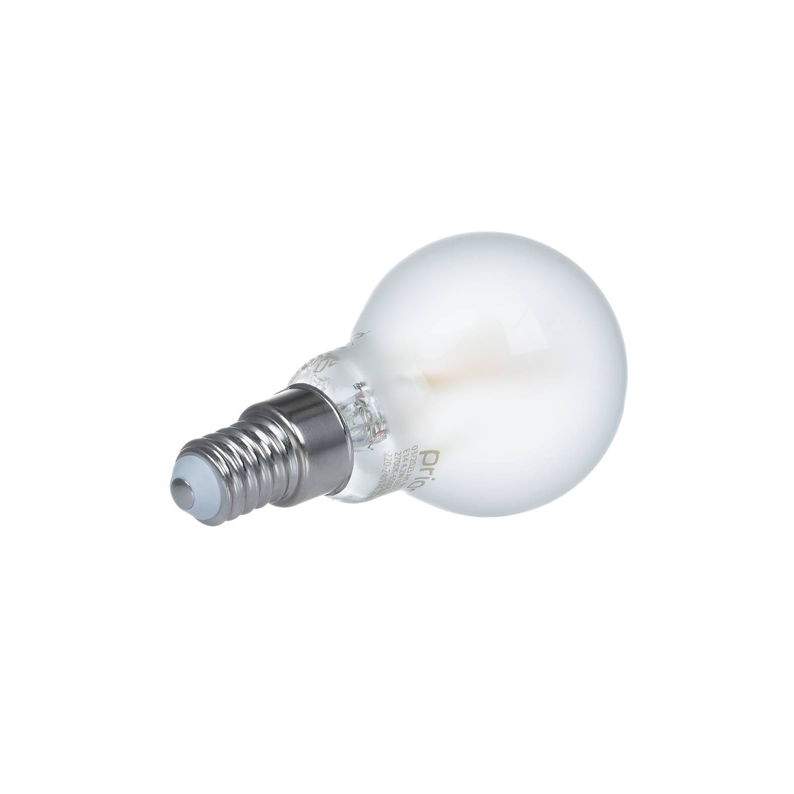 Prios ampoule LED E14 goutte 4,2 W WLAN mate