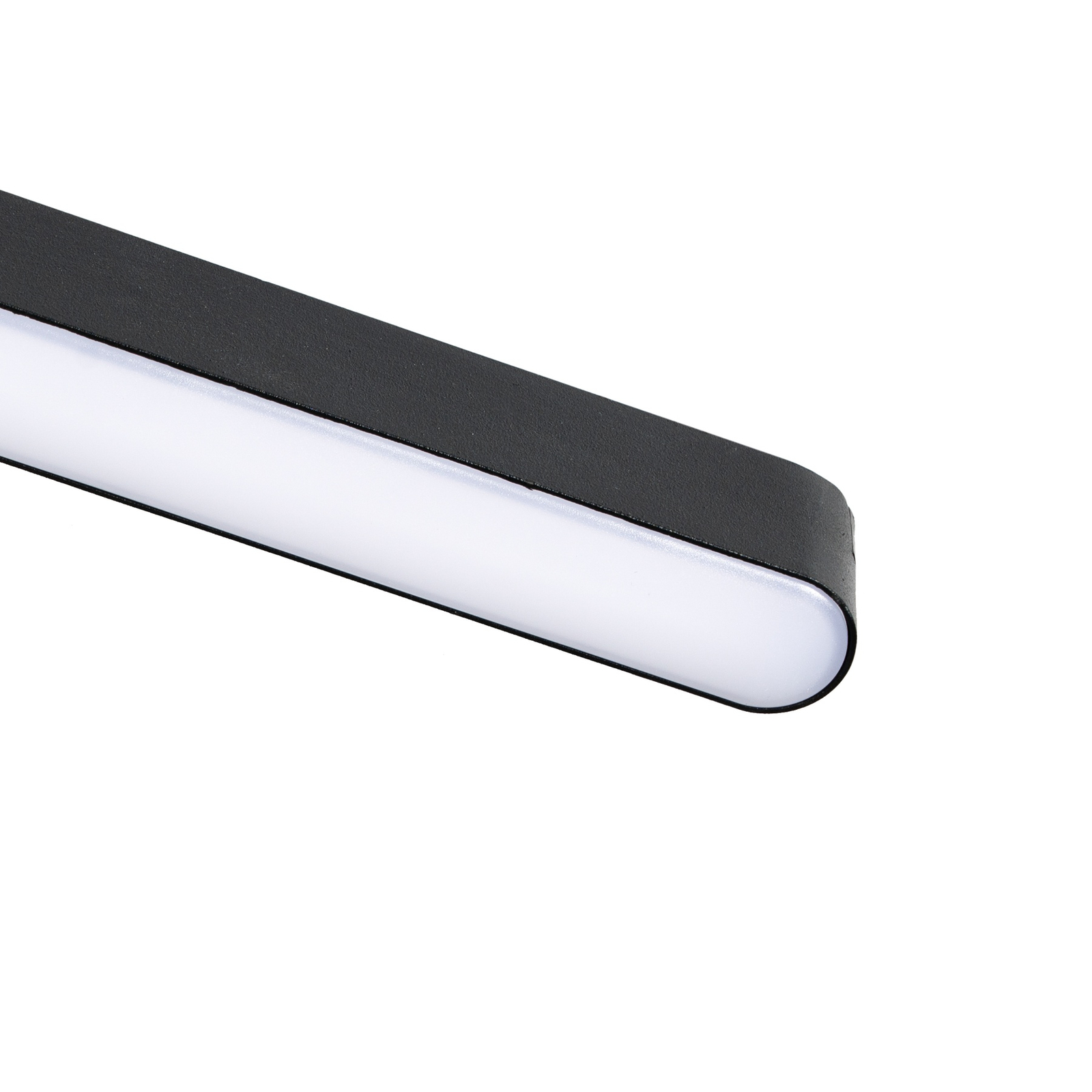 Bande LED Lindby 48 V Lumaro, noir, 20 W, plastique