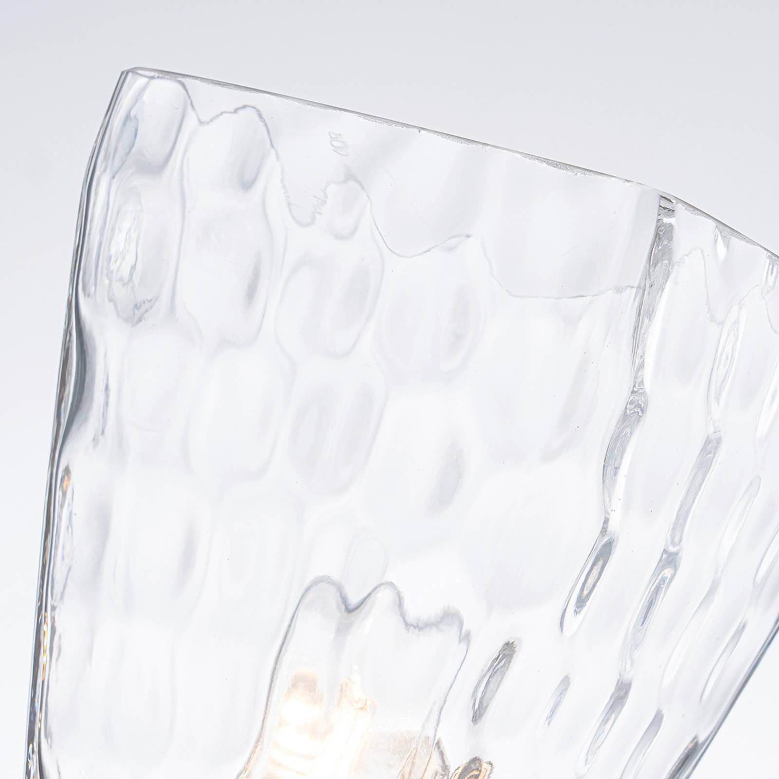 Kinkiet Marant, chrom/przezroczysty, wysokość 24 cm, IP44, G9-LED