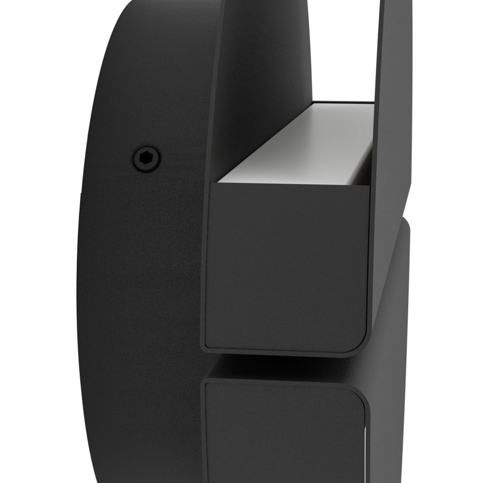 EGLO LED wandlamp PIANOSA, zwart, Ø 18 cm, IP44, CCT