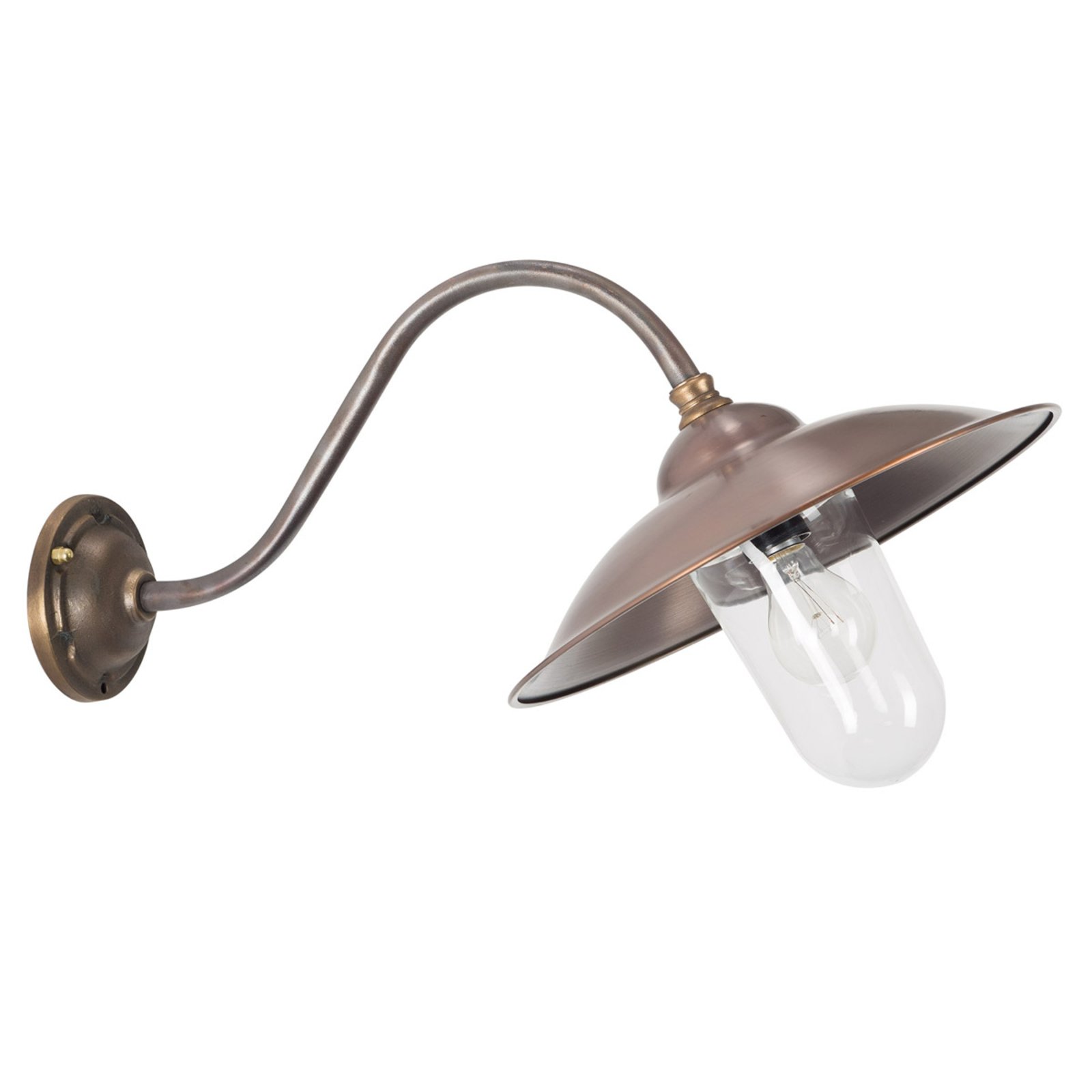 Vienna - curved wall light for outdoors