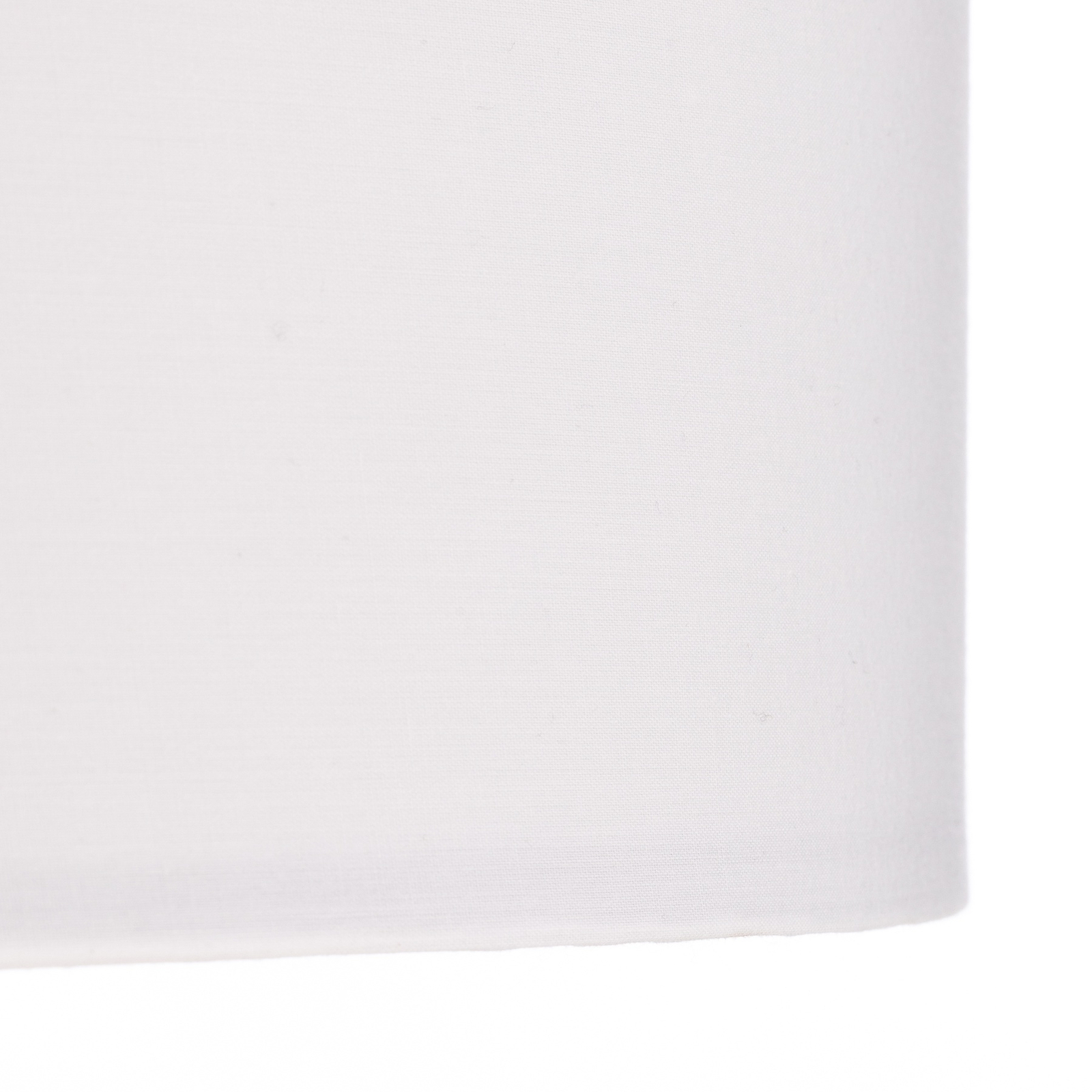 Lindby pendant light Sebatin, Ø 40 cm, white, fabric, E27