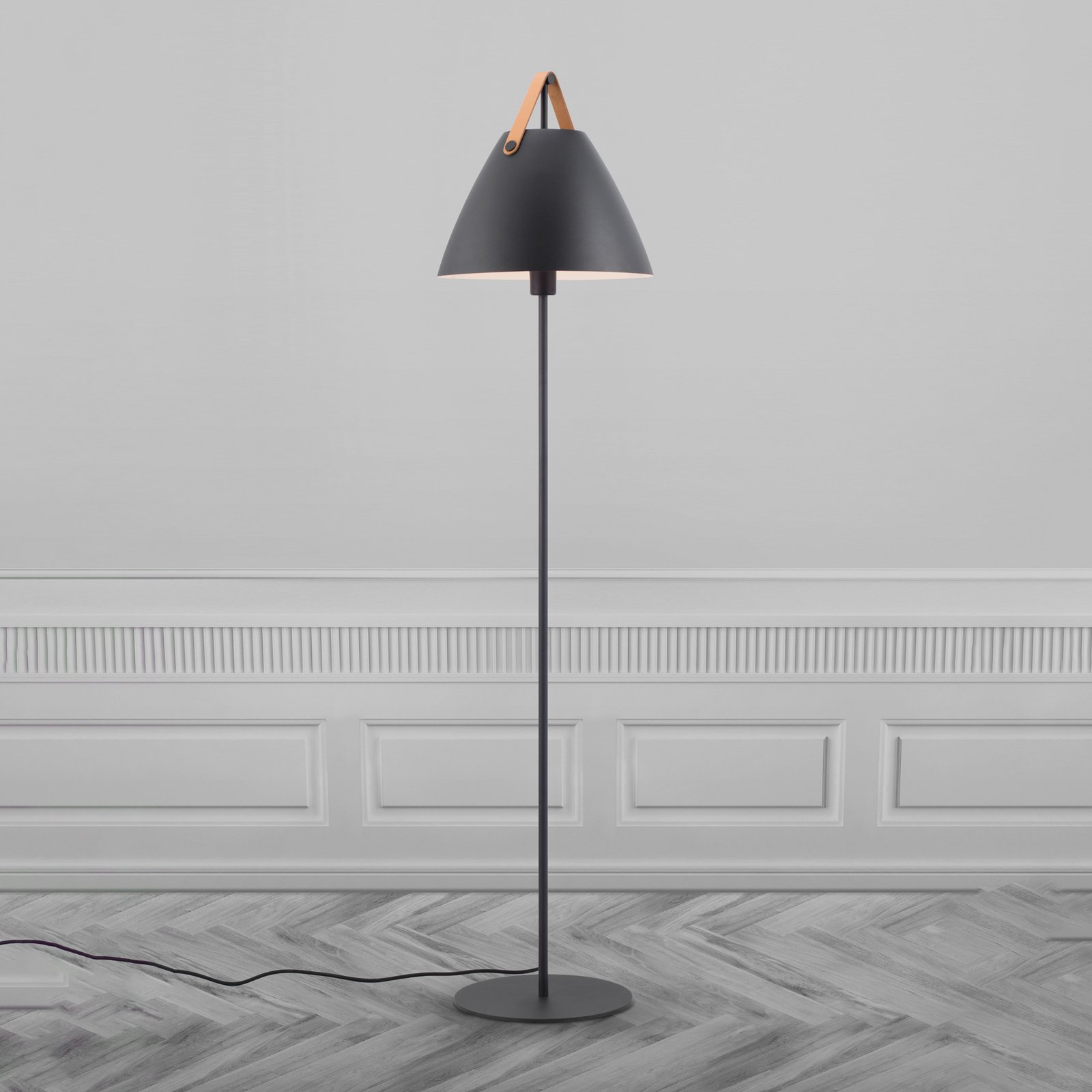 Strap Floor Lamp Black - DFTP