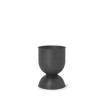 Hourglass Pot de Fleurs Small Black - Ferm Living