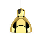 Rotaliana Luxy H5 Glam candeeiro de suspensão preto/dourado