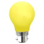 B22 0,8W -LED-lamppu, keltainen