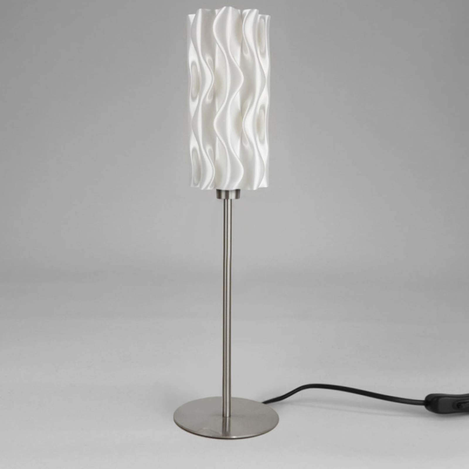Lampa stołowa Amöbe z biomateriału, wysokość 70 cm