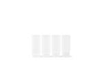 Ripple Long Drink Glasses 4 pcs. Frosted - ferm LIVING