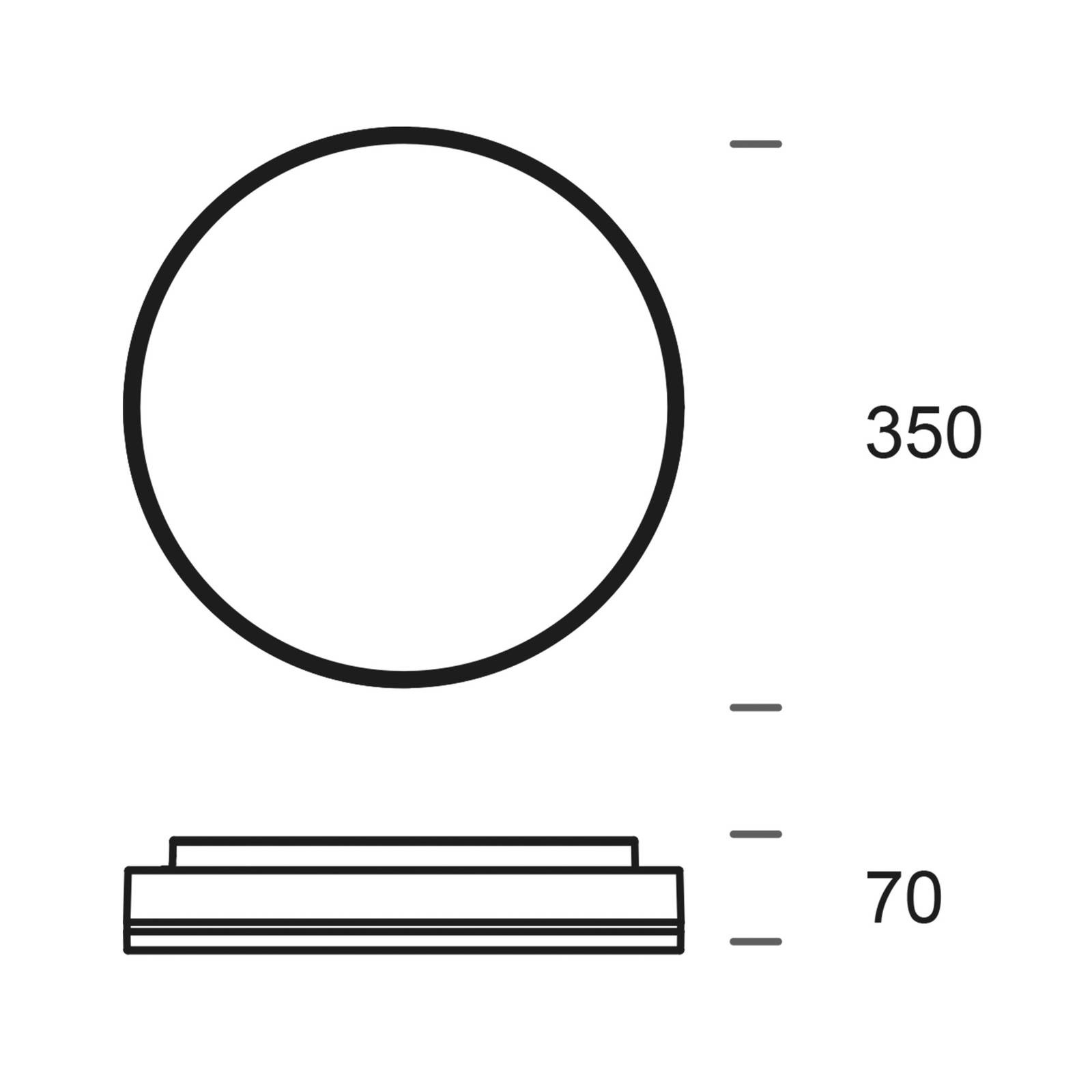 Deko-Light Plafonnier LED Subra IP54 DALI-dimmable 4 000K