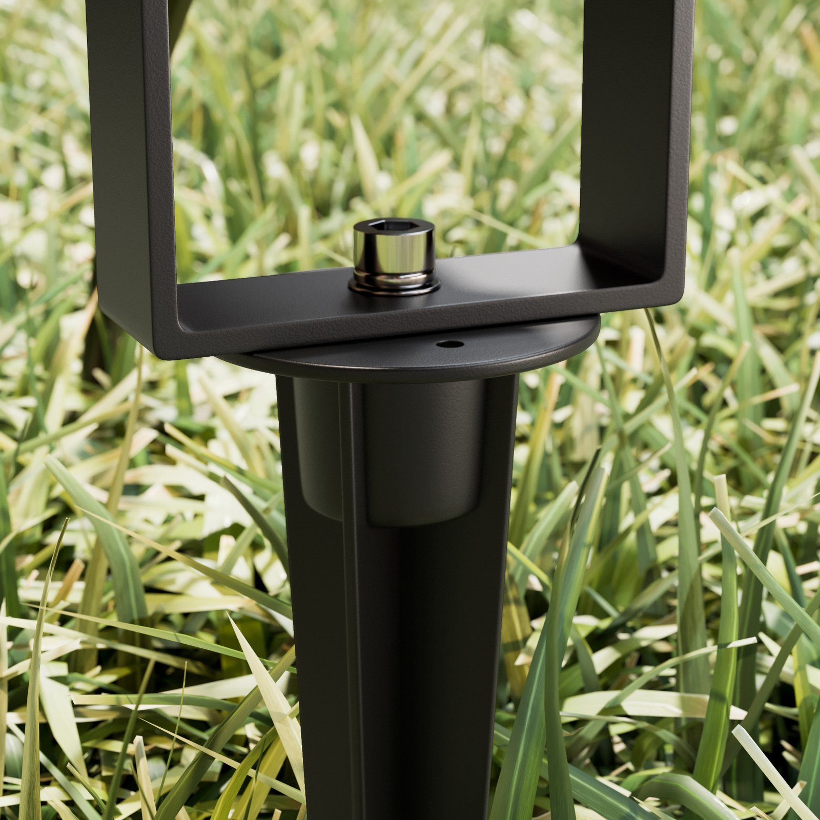 Galina Outdoor Spot w/Spike Dark Grey - Lucande