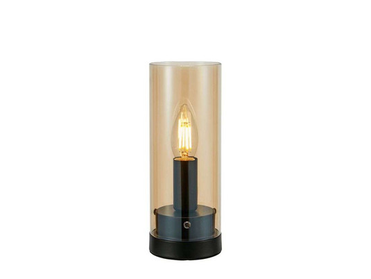 Post Pöytävalaisin H23 Black/Amber - Markslöjd