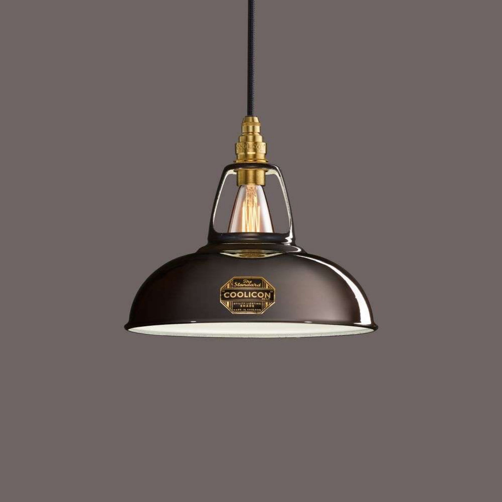 Original 1933 design pendellampe Pewter Coolicon - Stue - Metal