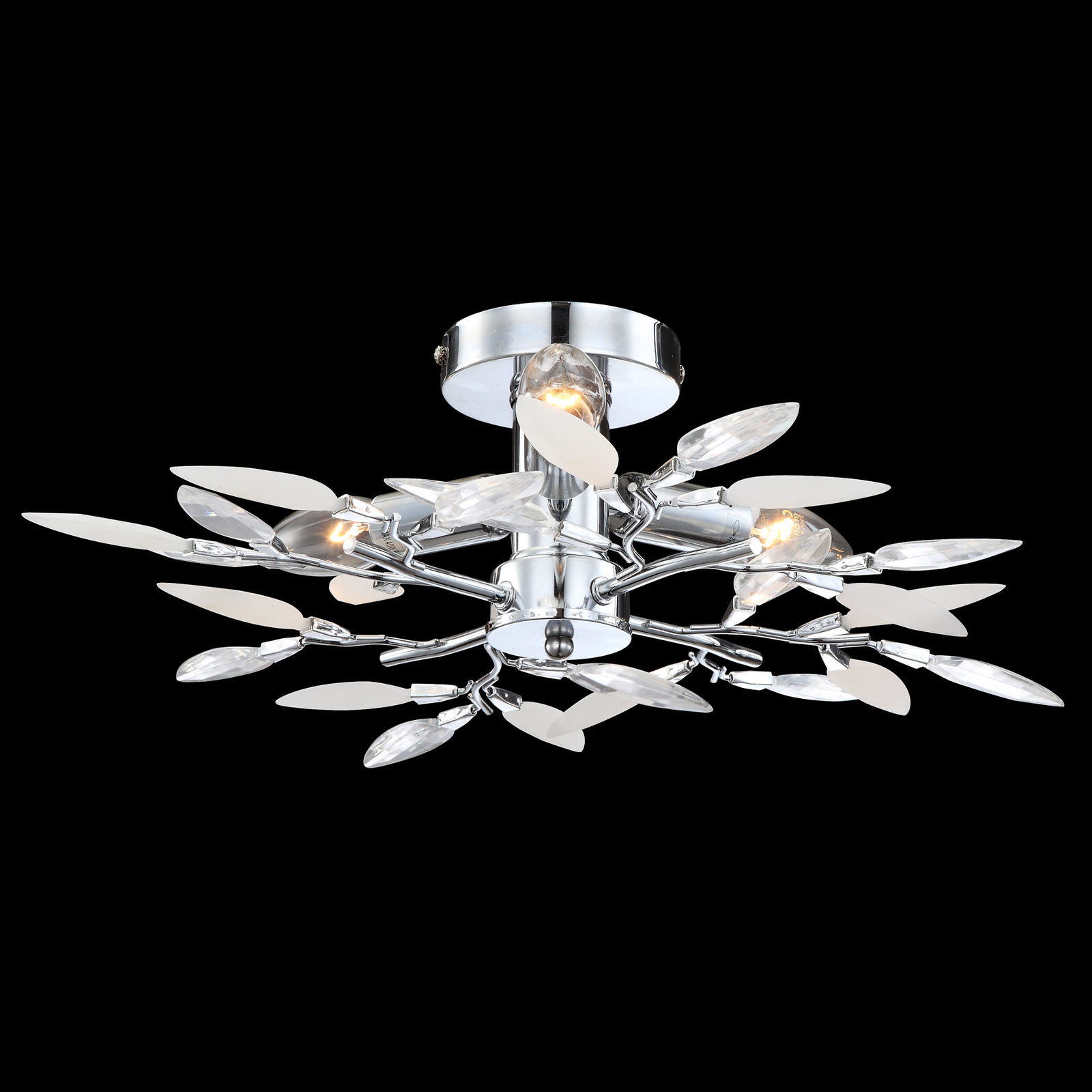 Lampa sufitowa Vida z kryształami z akrylu Ø 45 cm