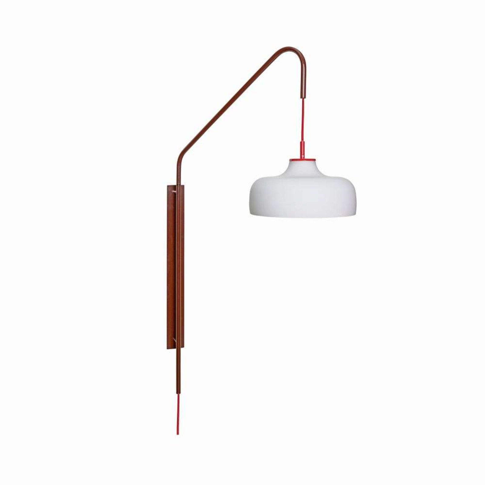 Current Vägglampa Red/Maroon - Hübsch