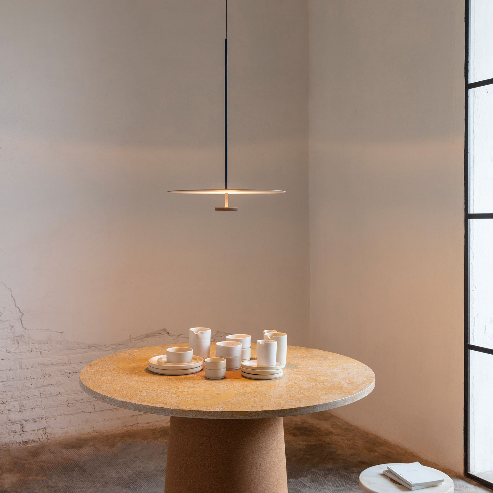 Vibia Flat LED-Hängelampe 1-flammig dimmbar
