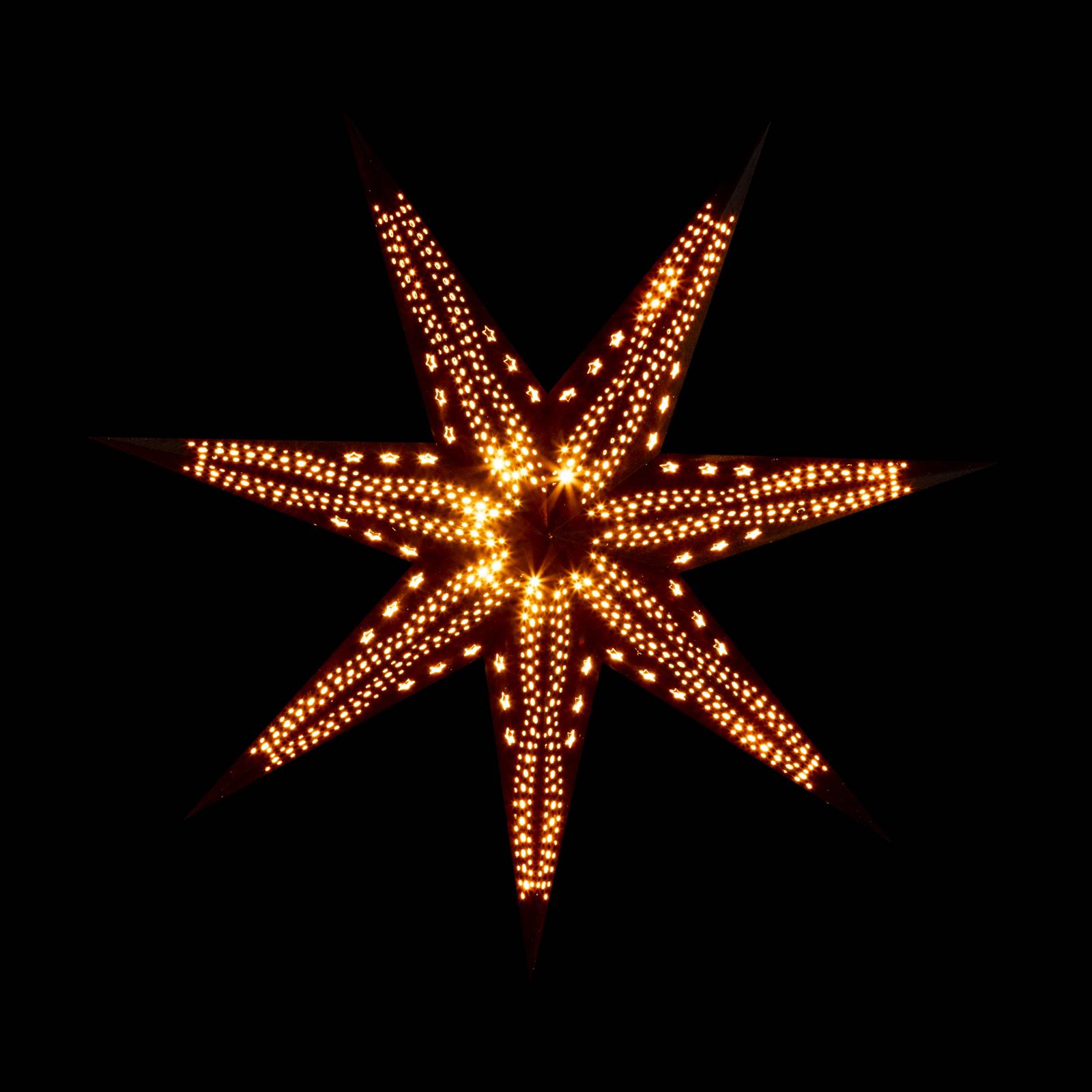 Image of Sterntaler Samt étoile en papier, Ø 75 cm noir 4251488504047