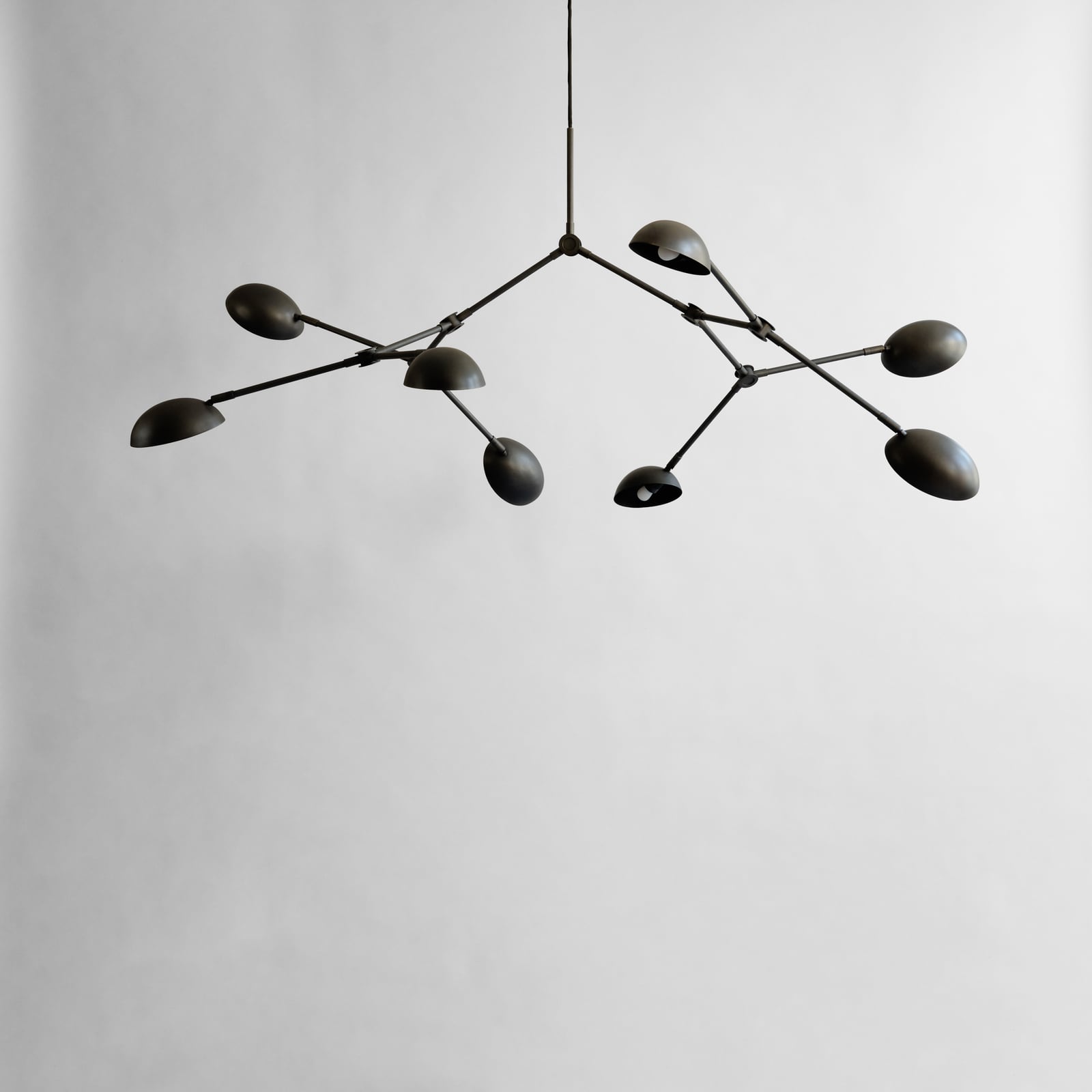 Drop kroonluchter brons 73 cm 8-lamps E14 - 101 Copenhagen Drop kroonluchter brons 73 cm 8-lamps E14 - 101 Copenhagen