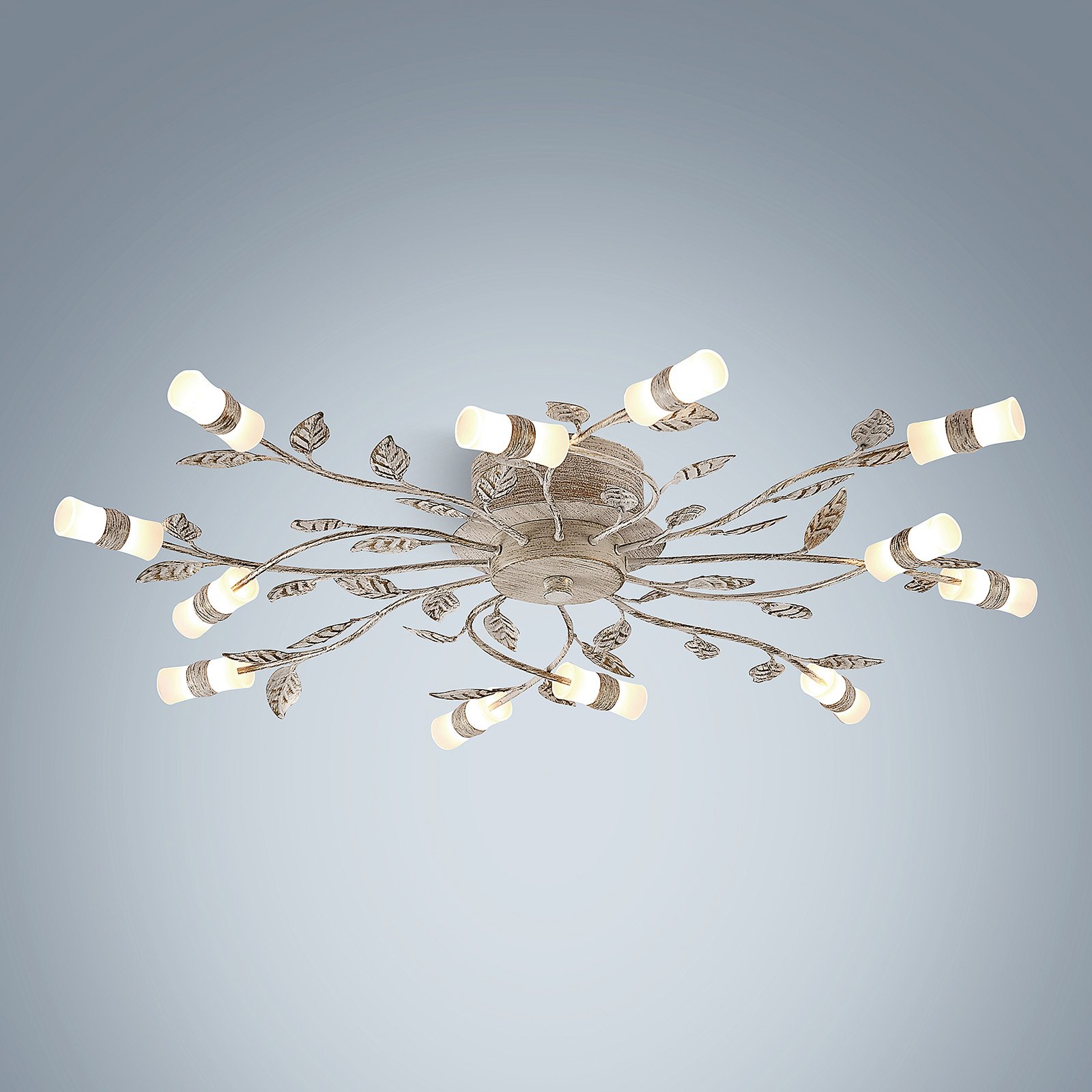 Lindby Bolonia LED plafondlamp, wit